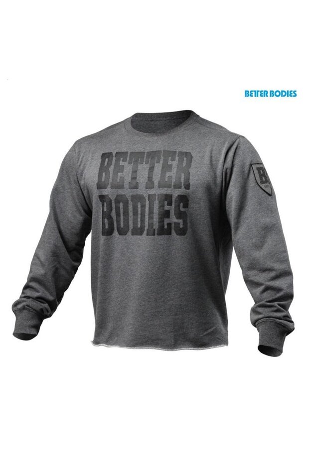 Big Print Sweatshirt - Anthracite Melange