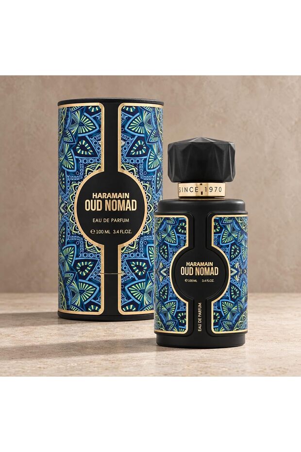 Oud Nomad Eau De Parfum 100ml | Luxury Long Lasting Unisex Perfume | Premium Arabic Fragrances with Oud, Incense, Rose, Saffron & Smoky Woody Notes