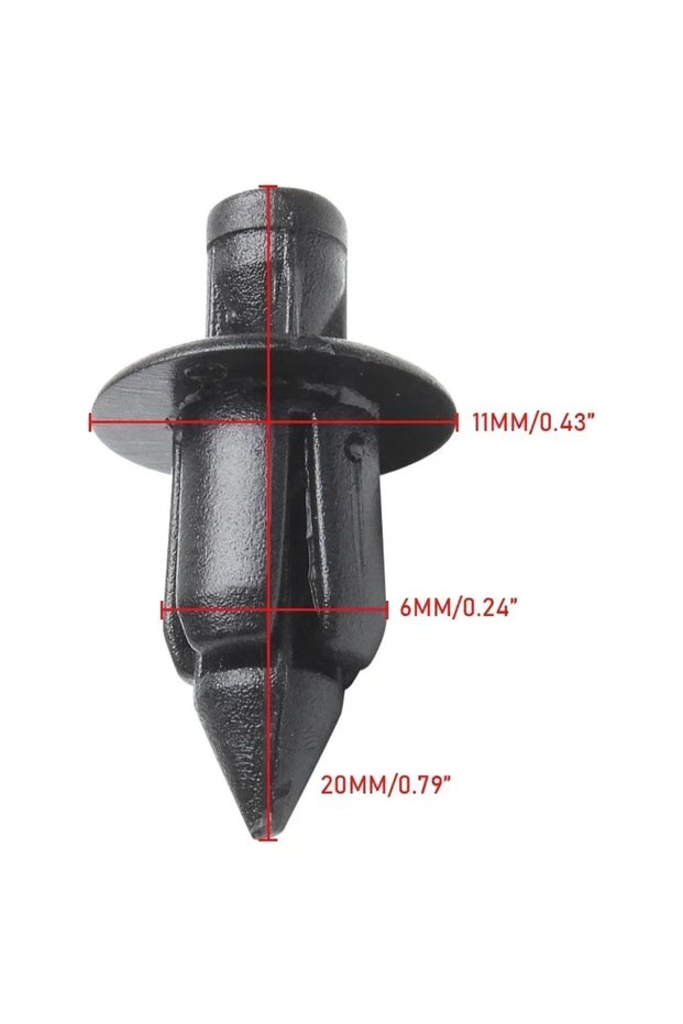 10 Pcs 10/20/30PCS 6mm Black Motorcycle Fairing Rivet Clip Fastener For Honda Suzuki Kawasaki Body P