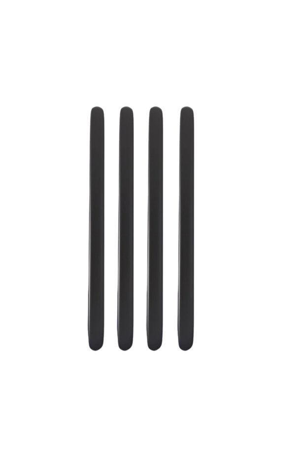 black 4pcs SEAMETAL 4PCS Car Door Anti-Collision Strip Universal Auto Door Edge Guard Anti Scratch P