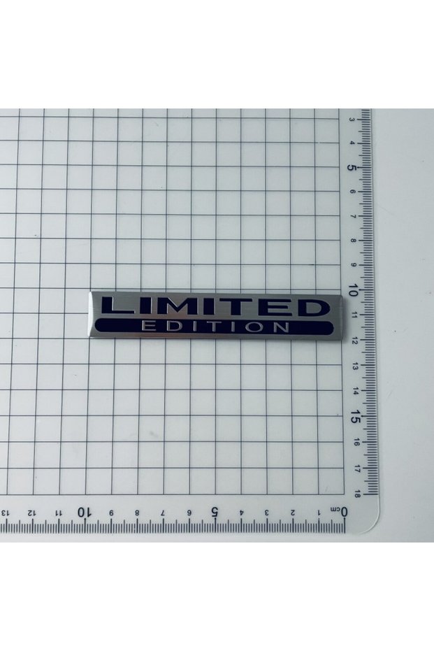 Limited-Up-MTTZ049 3D Metal Aluminium Silver Black Logo LIMITED EDITION Emblem Car Fender Badge Trun