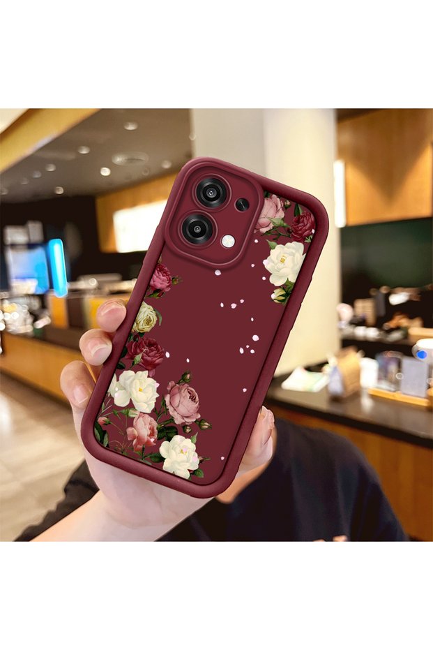 Oppo F31-Compatible Case with a Vibrant Floral Bouquet Print, Comfortable Grip, and Lightweight Design