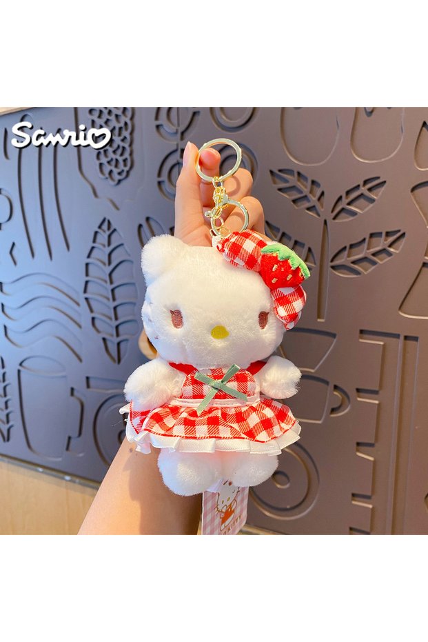 Plush Doll Keychain Cute Cat Backpack Doll Small Toy Pendant