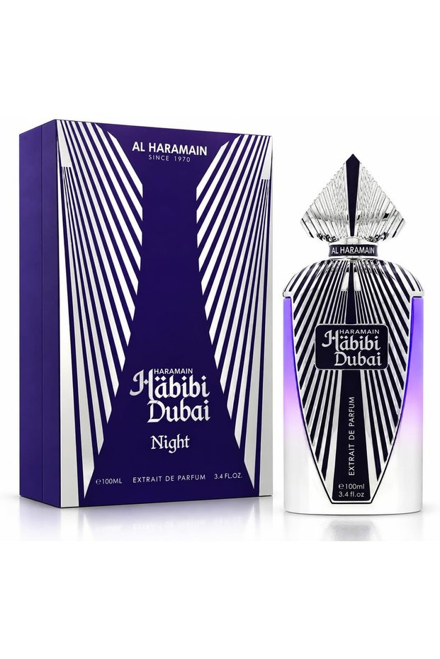 Haramain Habibi Dubai Night 100ml Extrait de Parfum | Long-Lasting Oriental Woody Coconut Fragrance for Women & Men