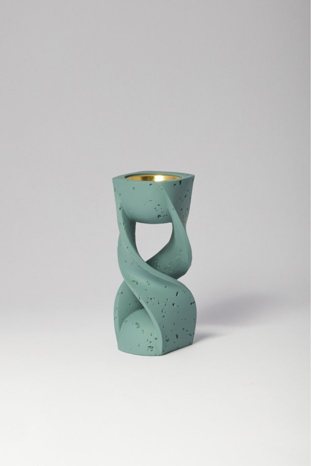 Poly turquoise incense burner
