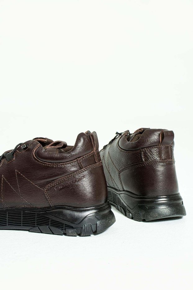 Men's Genuine Leather Boots Strande 102 22650 Brown