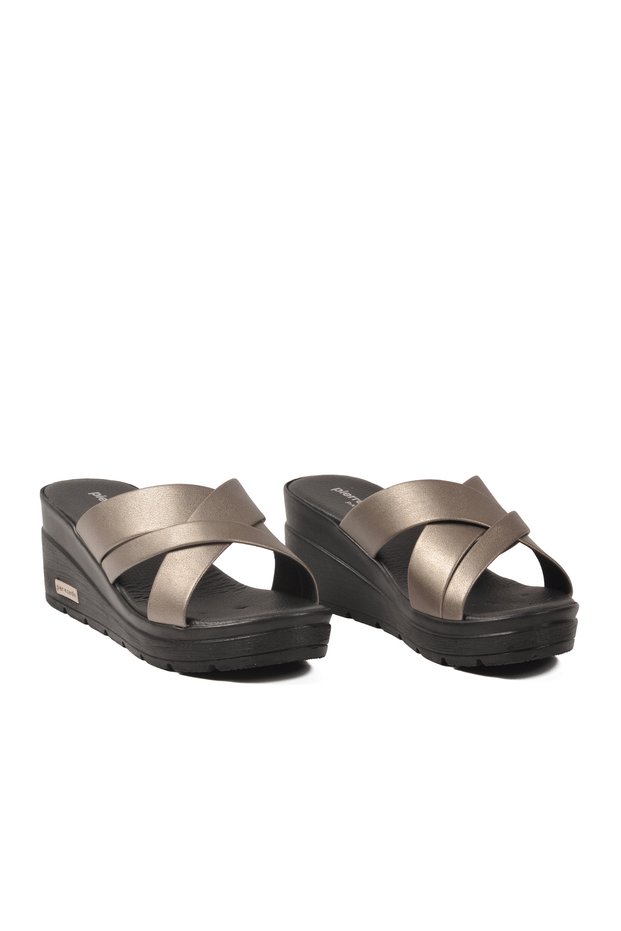 Women's Slippers PC-7477 Platinum