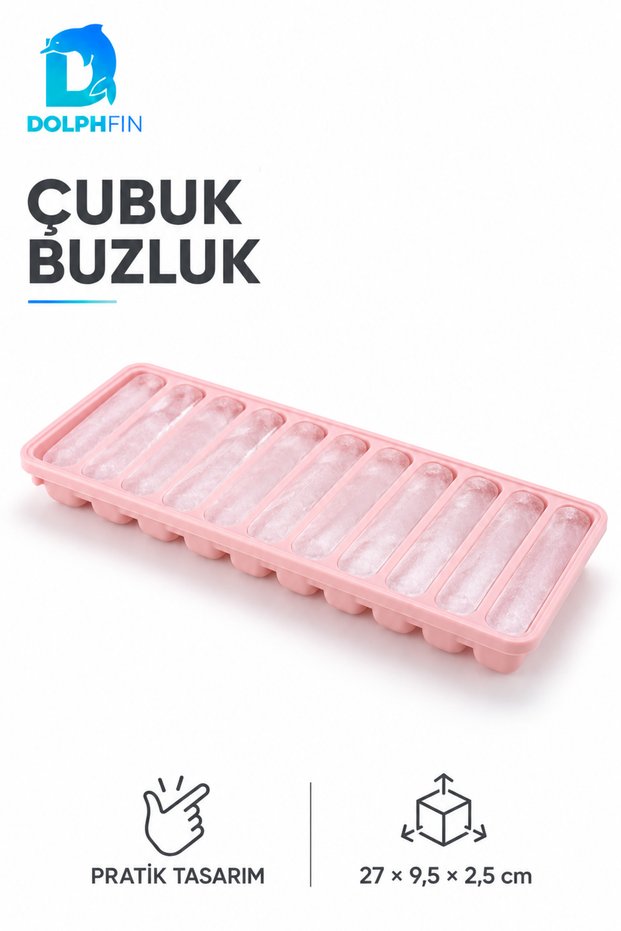 Large Ice Pop Mold for Making Long Ice Pops