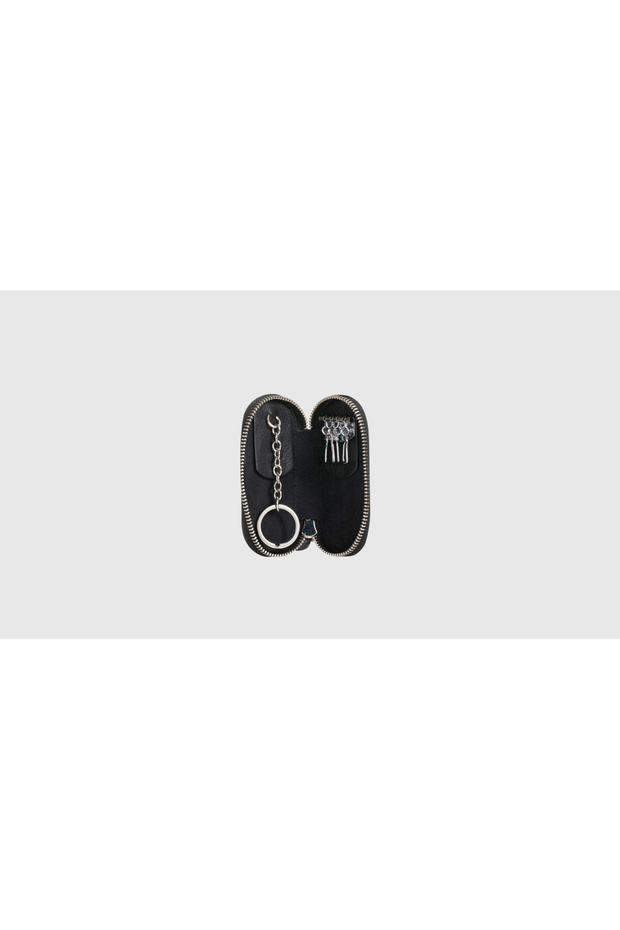 Men's Card Holder 716 Keychain, Black
