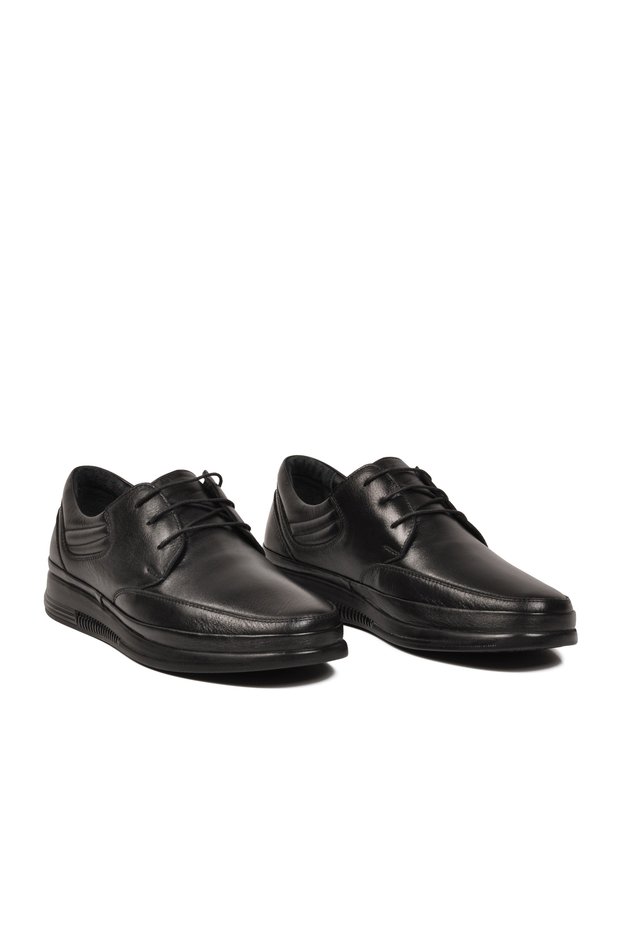 Men's Casual Shoes, Genuine Leather, Sensitive 2666, Black