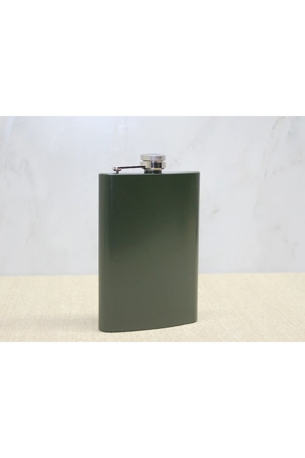 Single Khaki 9 oz Flask