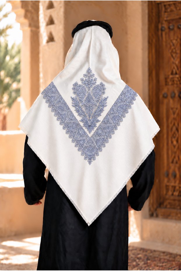 Men's 100% Wool Cashmere Shawl