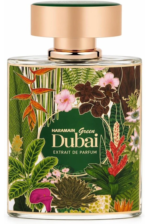 Green Dubai Extrait de Parfum 100ml | Long Lasting Unisex Chypre Fruity Arabic Perfume Inspired by Dubai