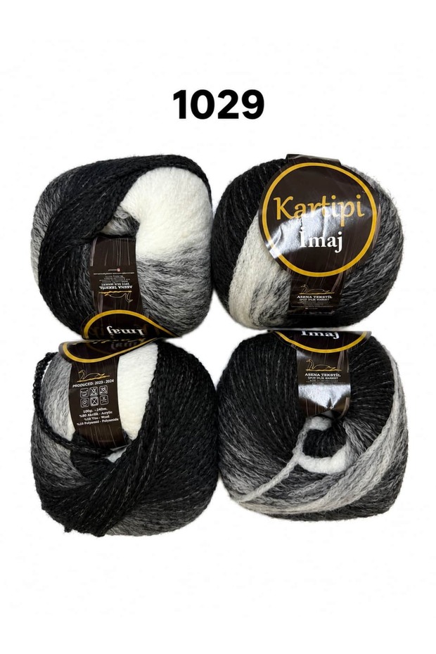 Asena Kramer Hand-Knitting Yarn, 4-Pack (4 × 100 g)