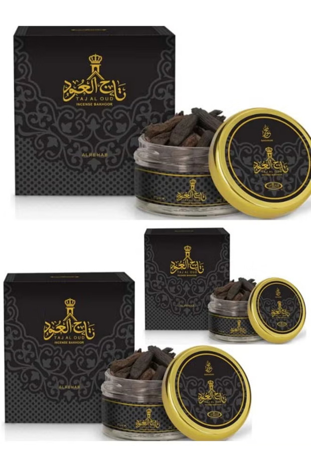 بخور تاج العود 30 جرام 3 * علب