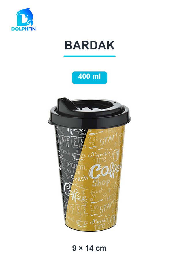 400 ml Coffee Mug with Lid—Everyday Drinking Mug