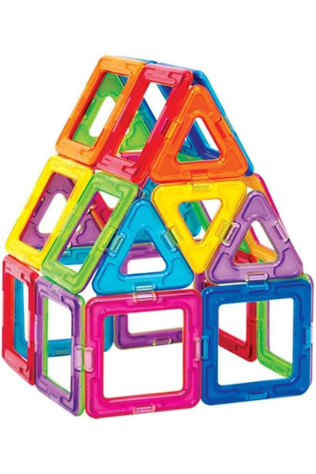 46 PCS Building Blocks Set,STEM Building Block Preschool Educational Construction Kit DIY Creative 3