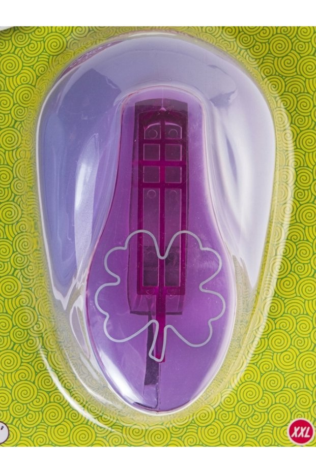 Eva Hole Punch and Clover-Shaped Paper Cutter, 3" XXL Size