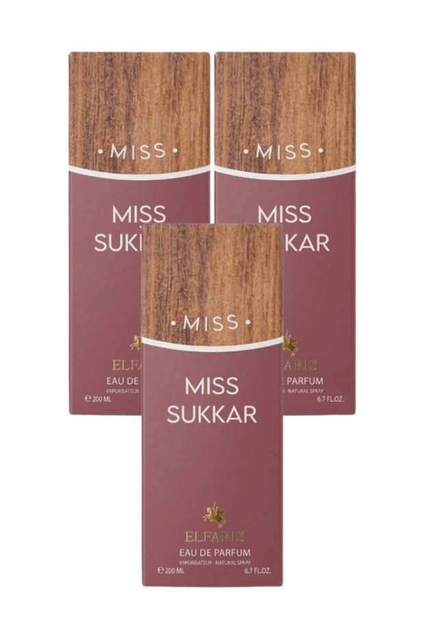 3 قطع من عطر « Miss Sukkar » سعة 100 مل
