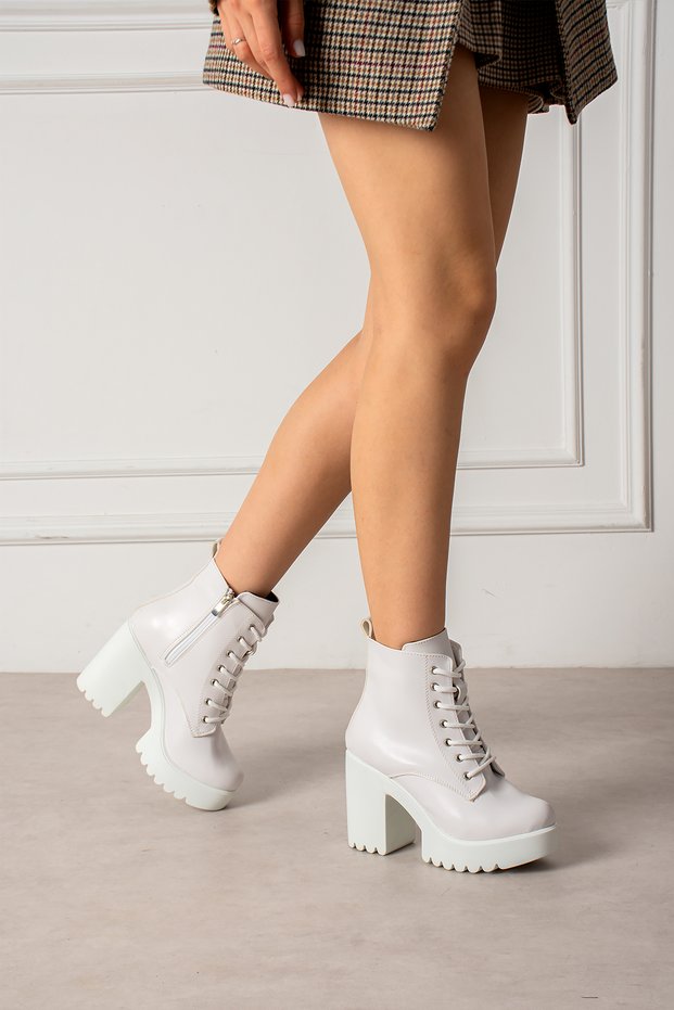 Gi̇nza Platform Heel Boots