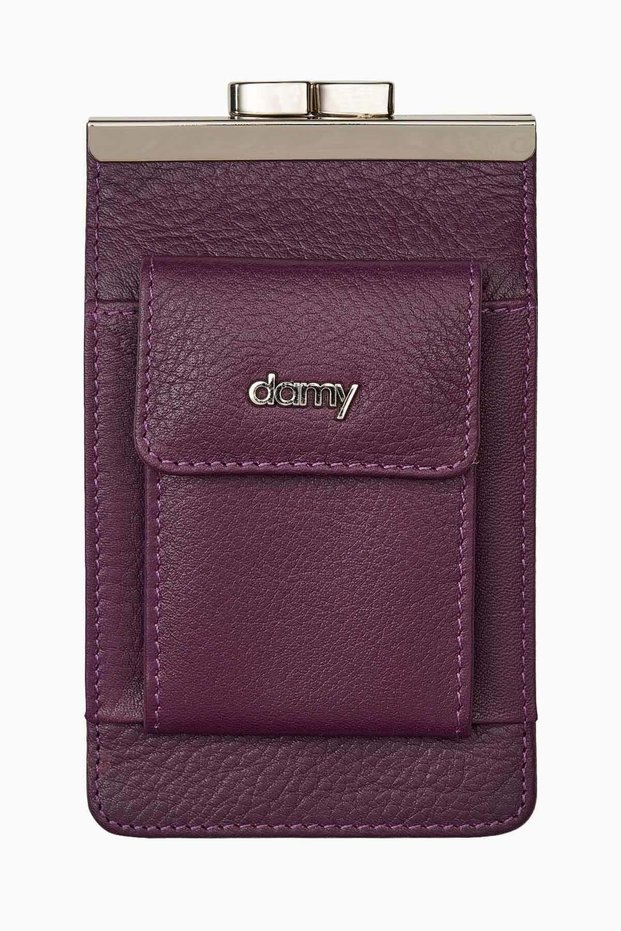 Genuine Leather Cigarette Holder 702 - Plum