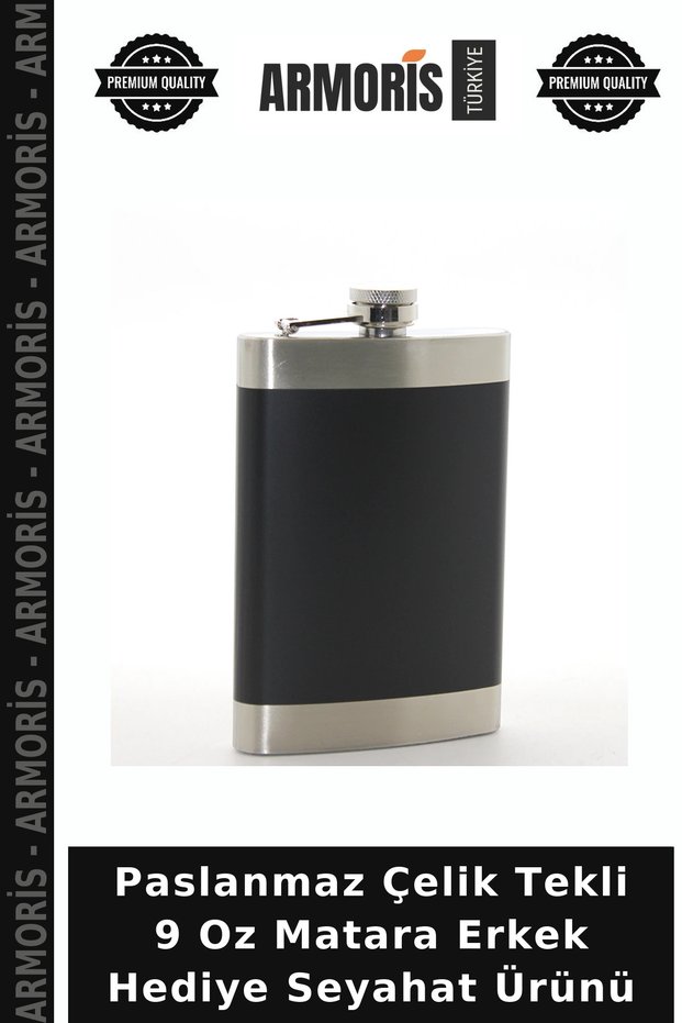 Stainless Steel Single 9-Ounce Water Bottle—Men's Gift and Travel Item