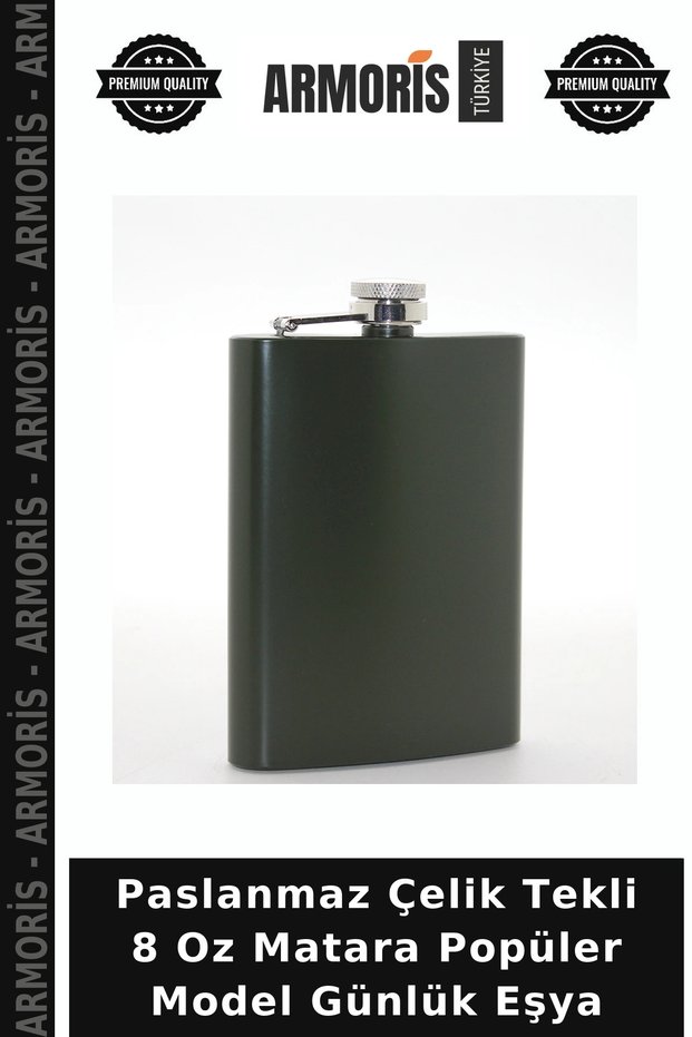 Stainless Steel Single 8-Oz Water Bottle—Popular Model, Everyday Item