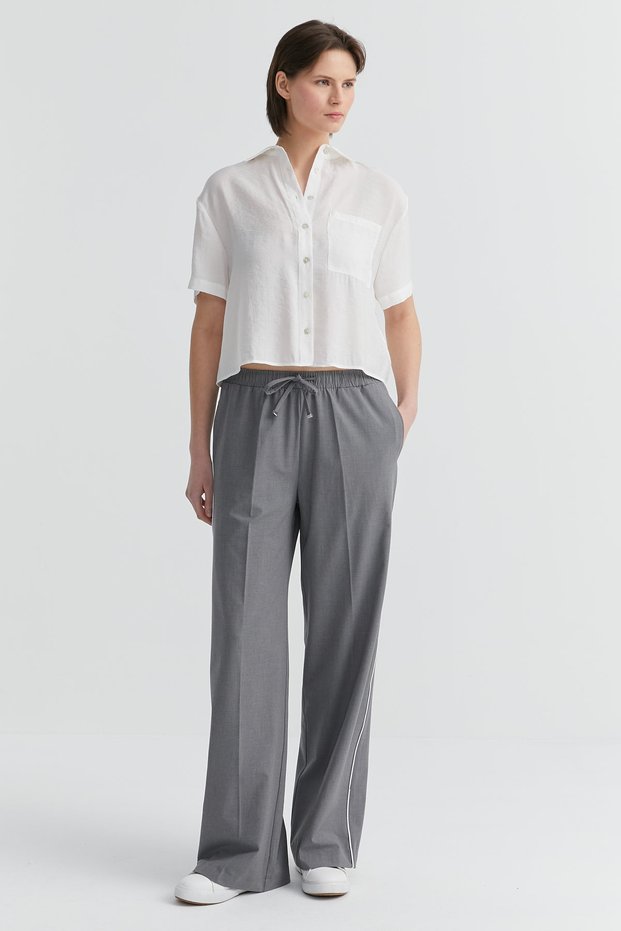 Women's Tie Waist Trousers