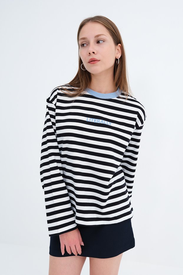 Striped T-shirt B9088