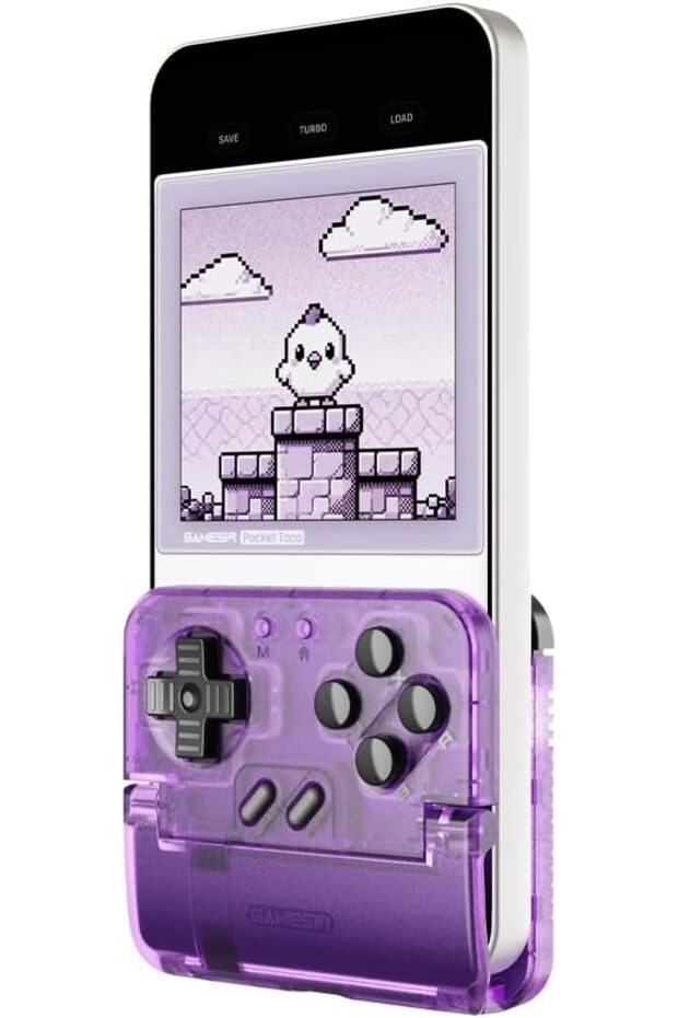 Pocket Taco Vertical Mobile Gaming Controller – Retro Arcade Bluetooth Gamepad for Android, Portable