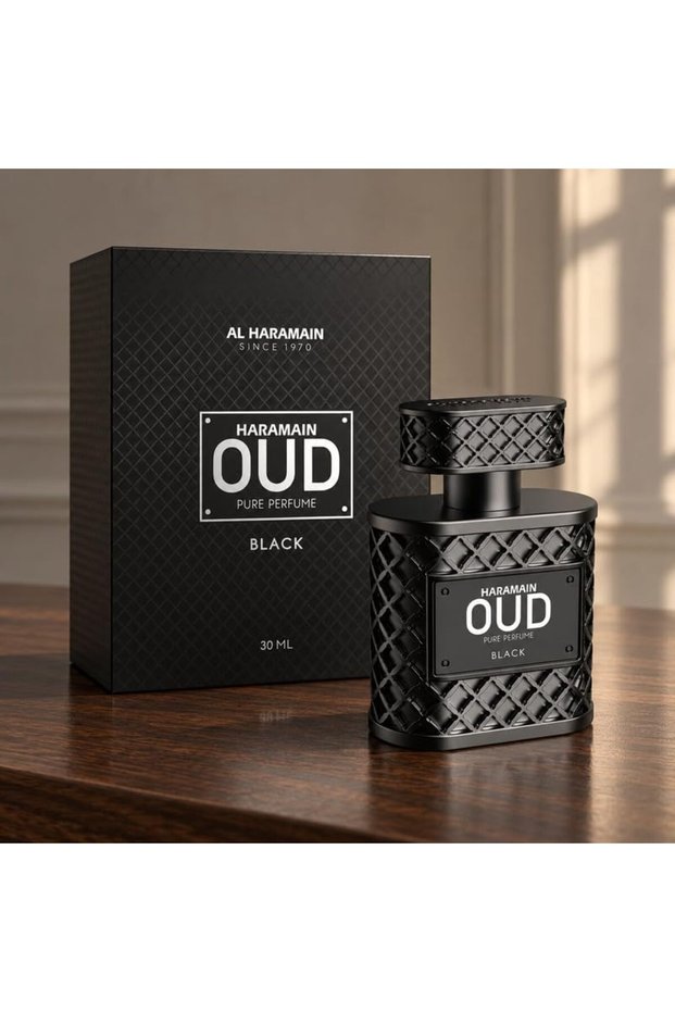 Oud Black Pure Musk Perfume Oil 30ml Unisex Attar/Saffron & Damask Rose | Black Musk & Agarwood | Shamama & Patchouli | Rich Spicy Woody Scent