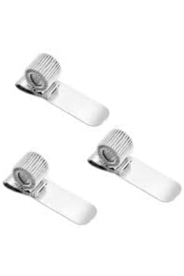 Metal Pen Holder - 3 PCS Adjustable Single Spring Loop with Pocket Clip, for Notebook & Clipboard