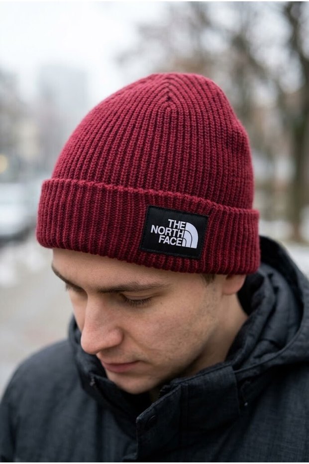 Tnf salty lined beanie, women's and men's winter knitted beanie, warm outdoor acrylic beanie.