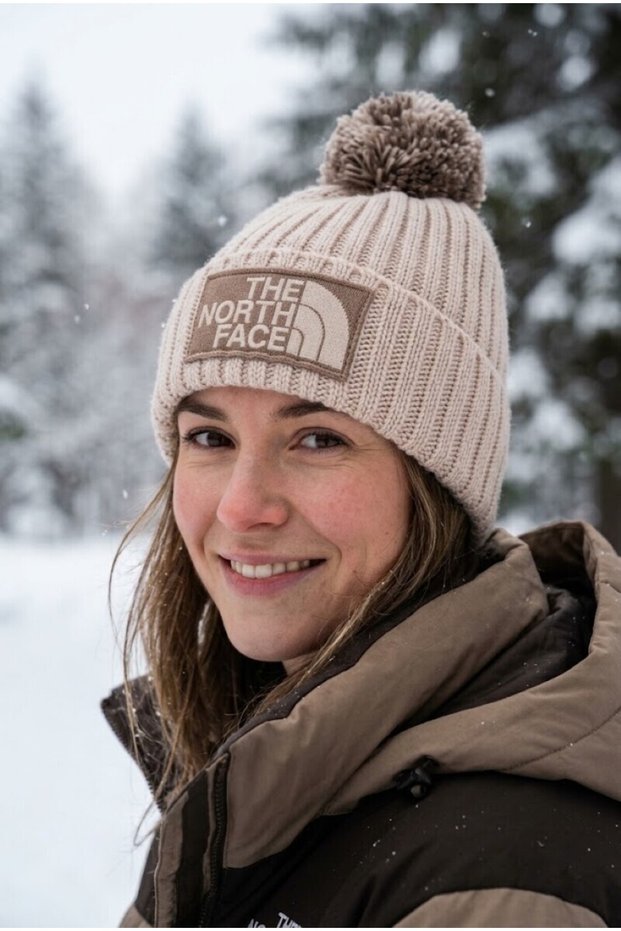 Tnf heritage ski tuke women's and men's winter knitted beanie, warm outdoor acrylic beanie.