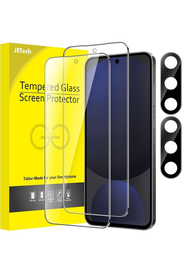 Screen Protector for Galaxy S24 FE, 2+2 Pack