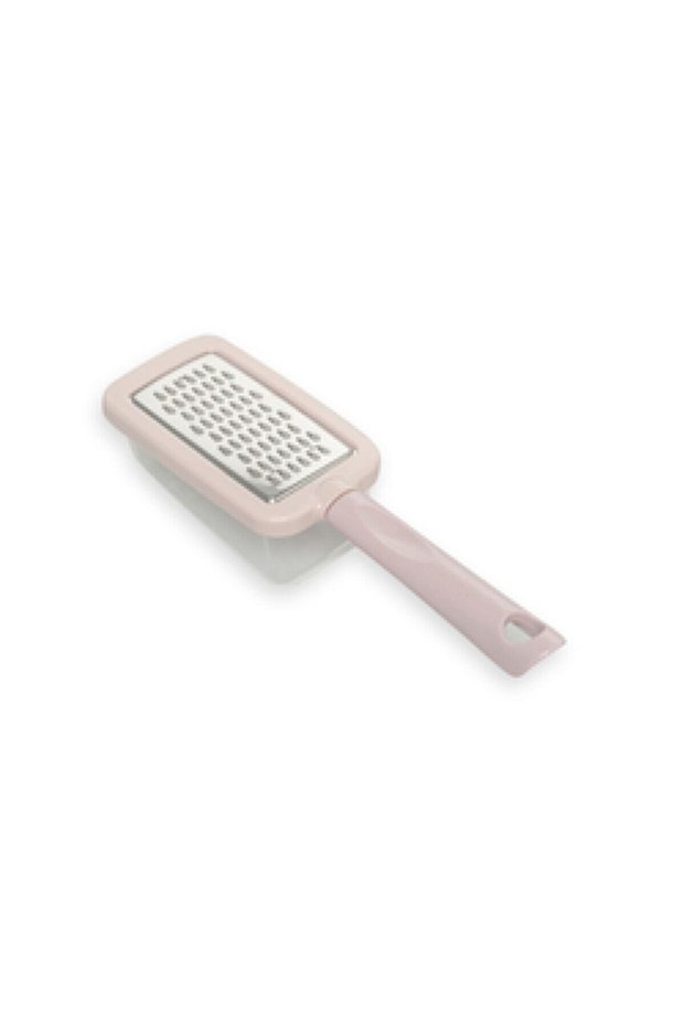 Garlic and Cheese Grater with Pink Bowl