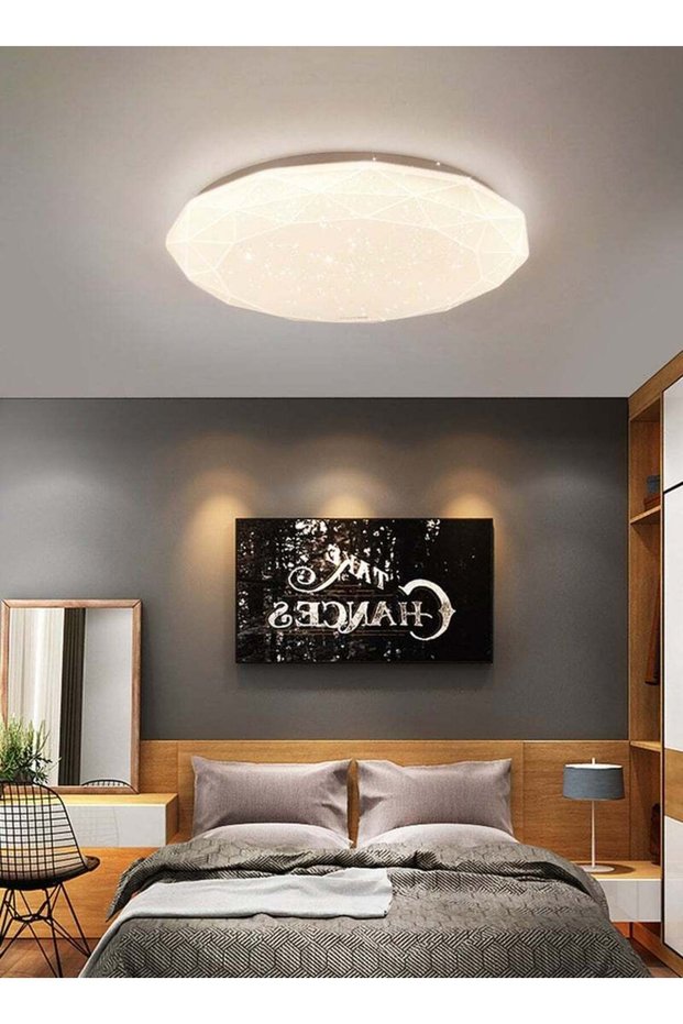 Ceiling light modern minimalist diamond starry sky color 40cm/15.7-inch LED embedded