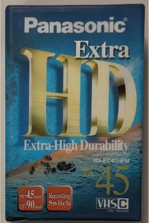 Panasoni Extra HD EC-45 VHS-C Cassette (No Cellophane)