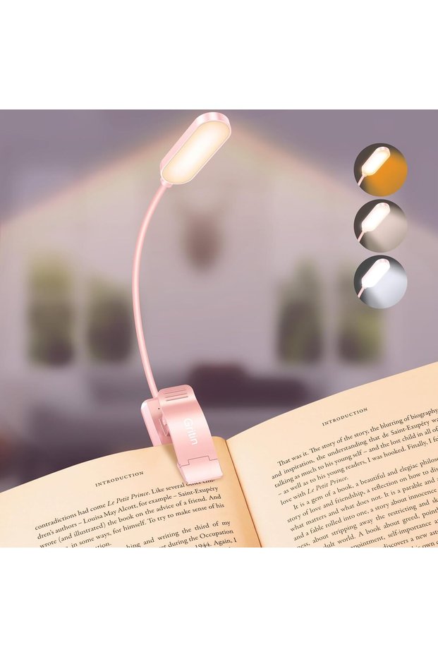 16 LED Rechargeable Book Light for Reading in Bed