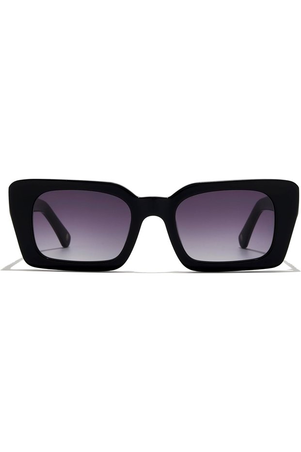 30Sunday Lustra Rectangle Sunglasses In Acetate Black