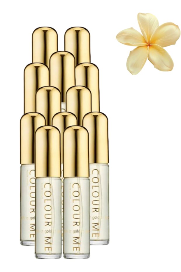 12 قطعة عطر ذهبي 50 مل