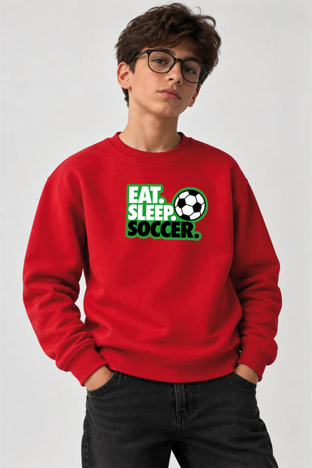 Printed Crew-Neck Sweatshirt for Boys