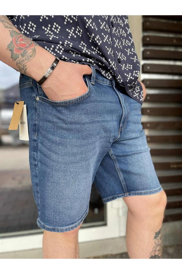 OnsWeft Box Pim DNM Men's Denim Shorts, Blue (22032927)