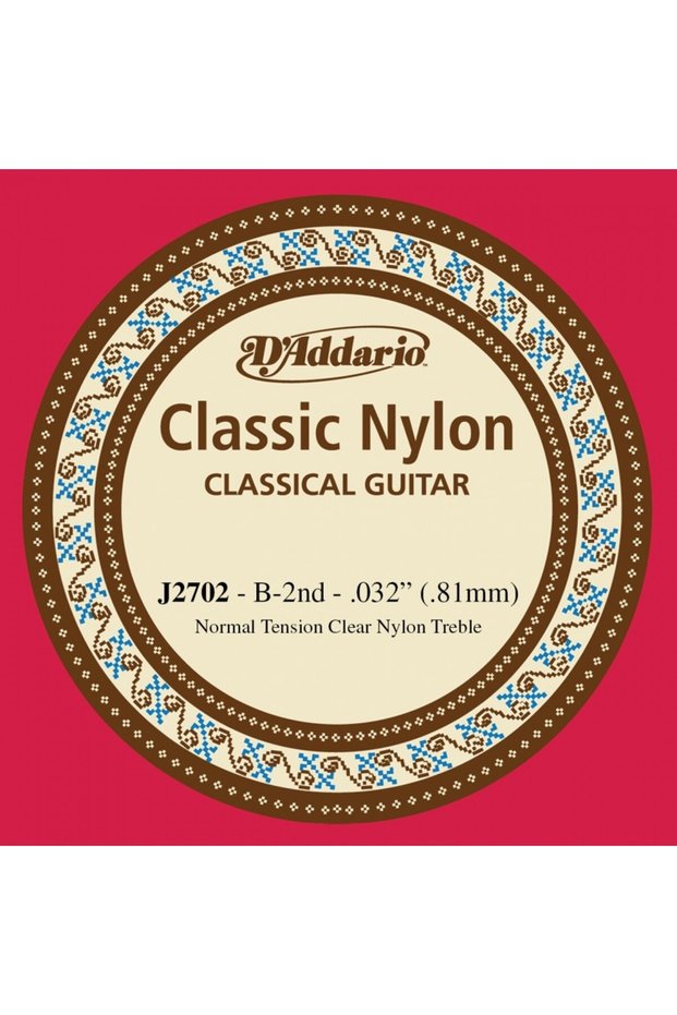 Daddario j27-02 classical guitar steel strings (single string)