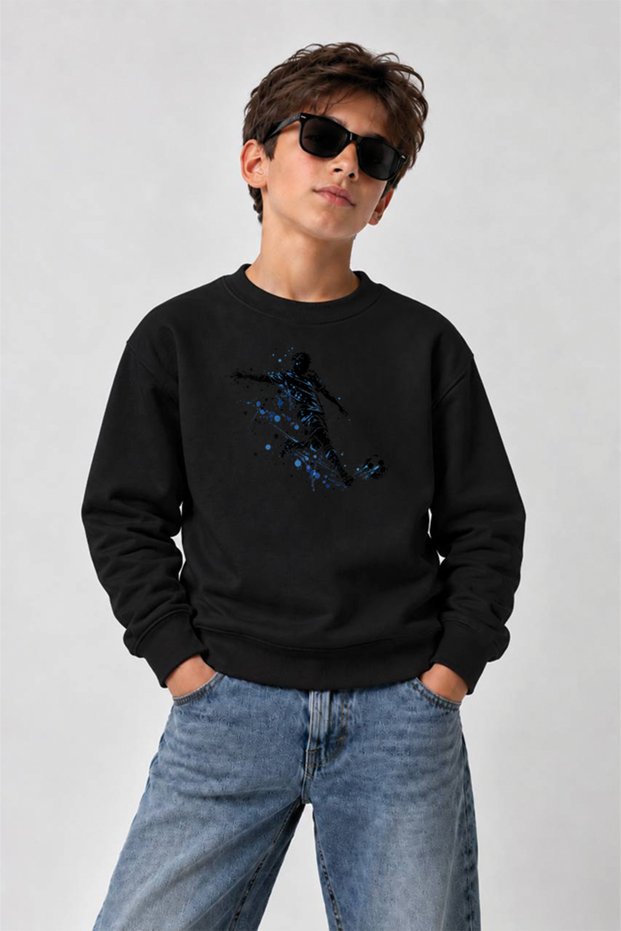Printed Crew-Neck Sweatshirt for Boys