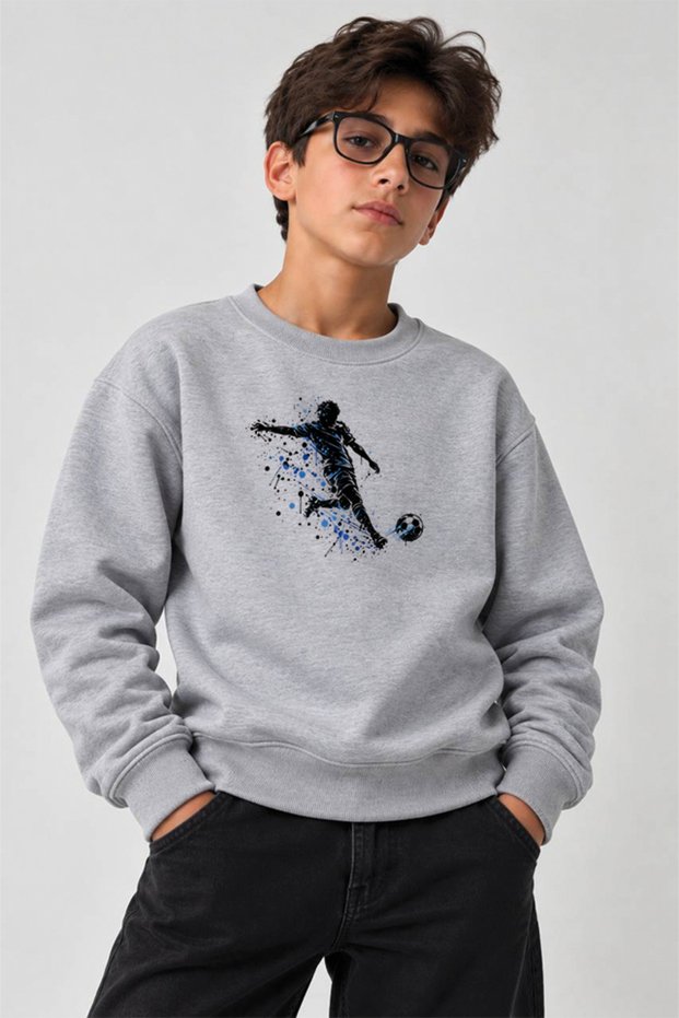 Printed Crew-Neck Sweatshirt for Boys