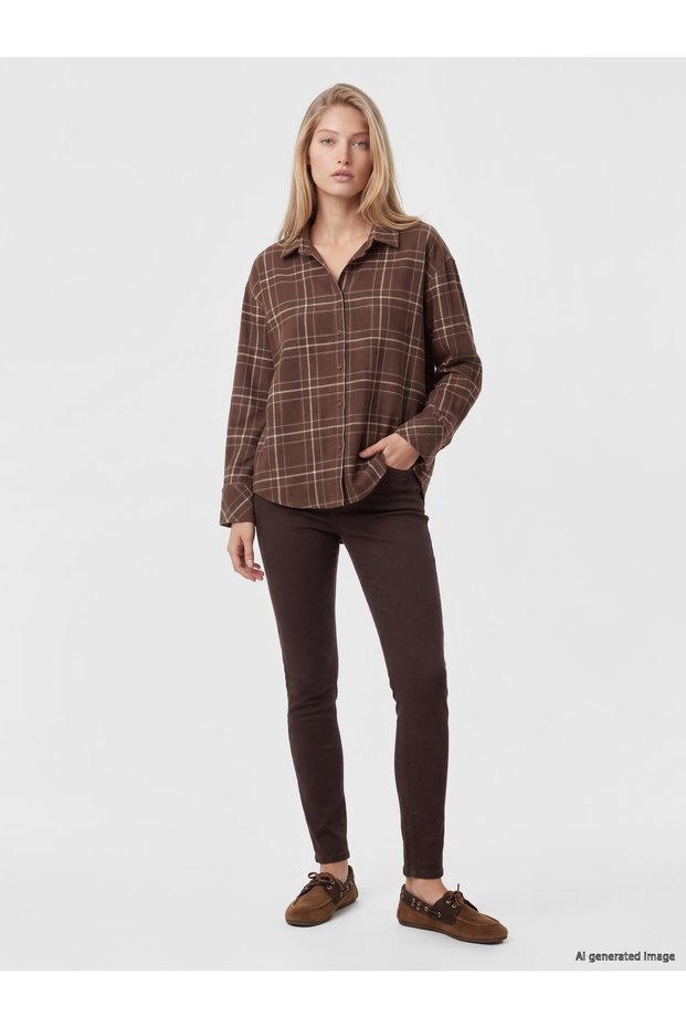 LCW Jeans Brown Denim Straight Super Skinny & Extra Slim High-Waisted Extra Slim P—The ALITA CITY Difference