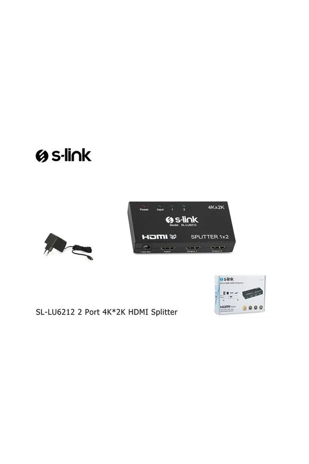 Sl-Lu6212 HDMI Switcher, 1 Input, 2 Outputs (1 Pc - 2 Monitors) (1923)