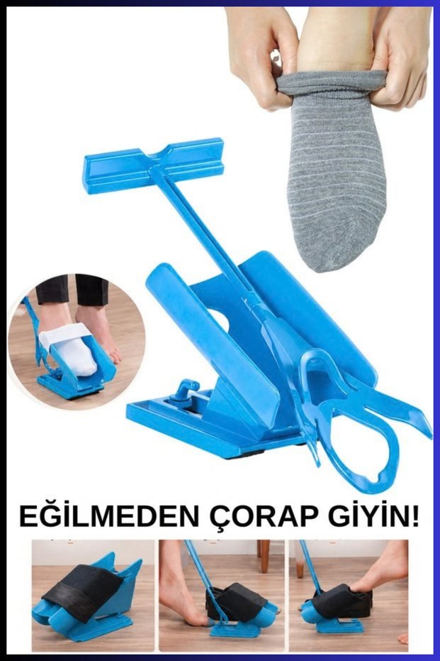 Sock-Putting-On Aid - Suitable for All Types of Socks, Allows You to Put On and Take Off Socks Without Bending Over, For Seniors and Pregnant Women