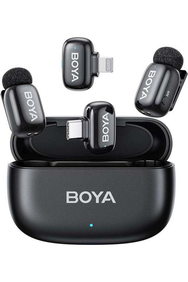 Mini-12 Wireless Lavalier Microphone, AI Noise Cancellation Mic, Ultra Mini Metal Clip Lapel Mi